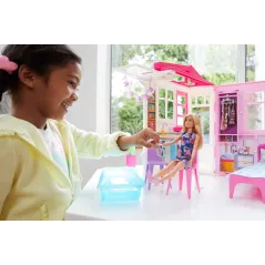 BARBIE SKŁADANY DOMEK WAKACYJNY 2W1 3+ - Mattel