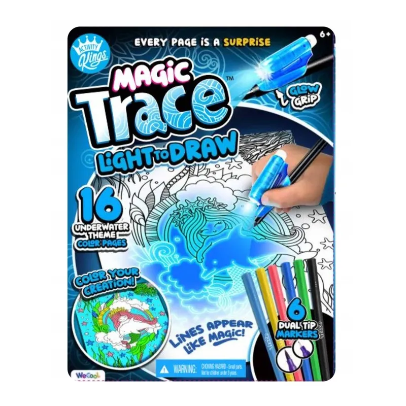 MAGIC TRACE PROJEKTOR PODWODNY ŚWIAT – ZESTAW STARTOWY DO RYSOWANIA I PODŚWIETLANIA DLA DZIECI 4+