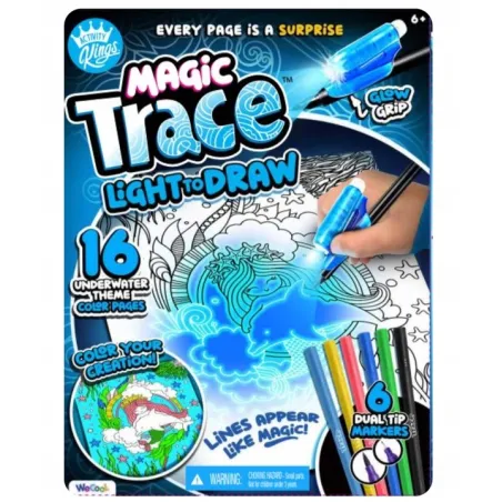 MAGIC TRACE PROJEKTOR PODWODNY ŚWIAT – ZESTAW STARTOWY DO RYSOWANIA I PODŚWIETLANIA DLA DZIECI 4+