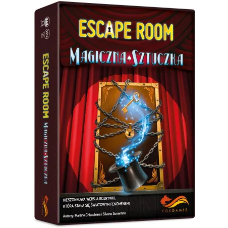 ESCAPE ROOM: MAGICZNA SZTUCZKA WYDANIE II GRA KARCIANA FOXGAMES 12+