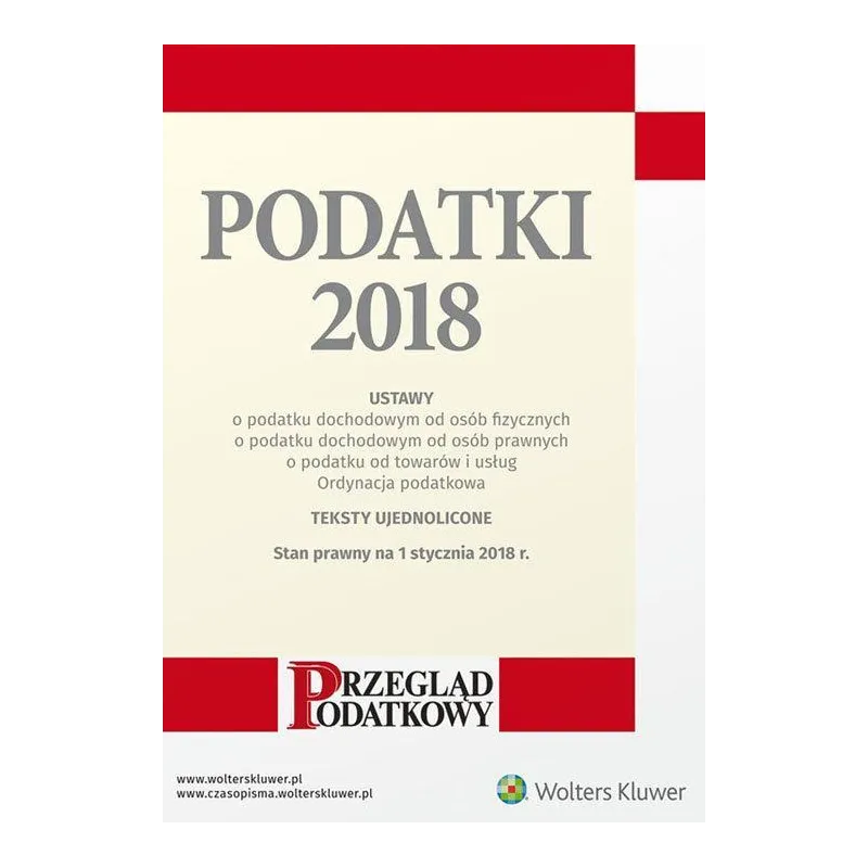 PODATKI 2018 - Wolters Kluwer