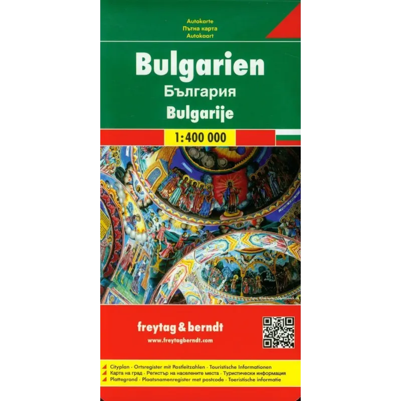 BUŁGARIA MAPA SAMOCHODOWA 1:400 000 - Freytag&berndt