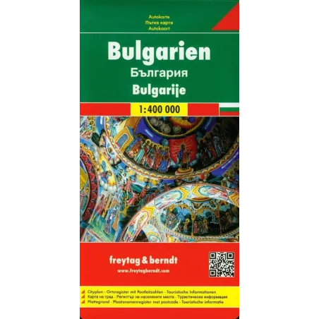 Bułgaria Mapa Samochodowa 1:400 000