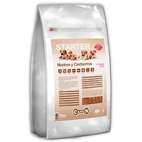 CANUN STARTER 15KG – PROFESJONALNA KARMA DLA SZCZENIĄT I SUK KARMIĄCYCH