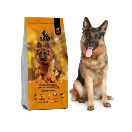 KARMA SUCHA DLA PSA SNAX DAILY 20KG – EKONOMICZNA, PEŁNOWARTOŚCIOWA FORMUŁA