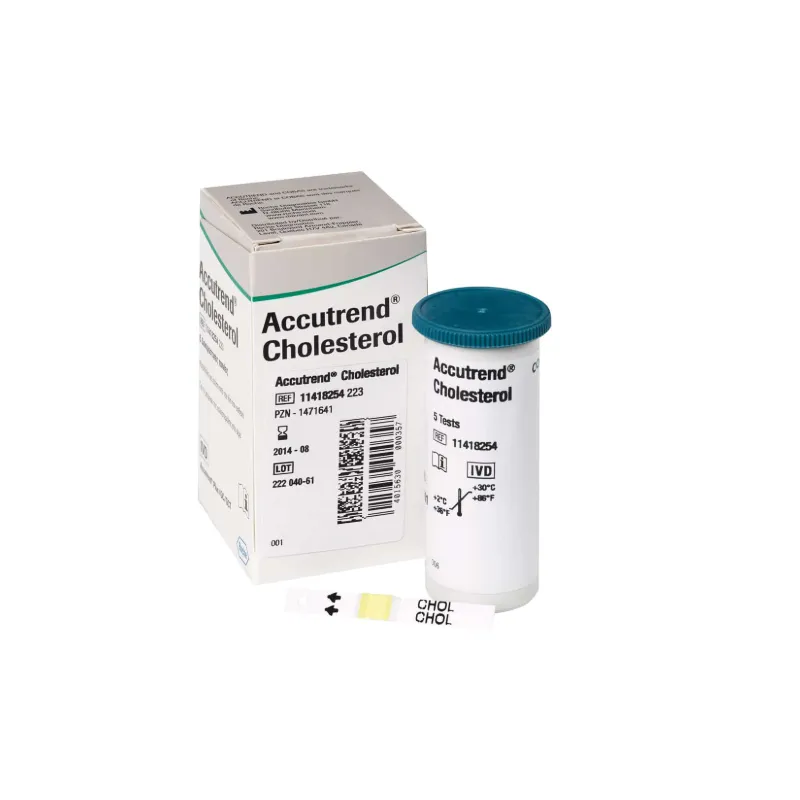 ACCUTREND CHOLESTEROL 25 SZT. – PASKI TESTOWE DO ANALIZATORA ACCUTREND PLUS