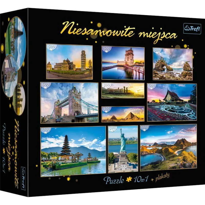 NIESAMOWITE MIEJSCA PUZZLE 10W1 4800 ELEMENTÓW - Trefl
