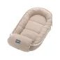 Kokon Bawełniany Cuddly Muslin Beige Z Wielofunkcyjną Owijką 100 X 60 X 14Cm Bellochi