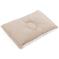KOKON BAWEŁNIANY CUDDLY MUSLIN BEIGE Z WIELOFUNKCYJNĄ OWIJKĄ 100 X 60 X 14CM BELLOCHI