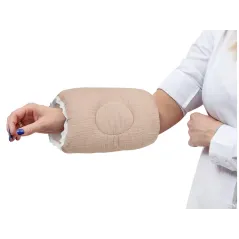 KOKON BAWEŁNIANY CUDDLY MUSLIN BEIGE Z WIELOFUNKCYJNĄ OWIJKĄ 100 X 60 X 14CM BELLOCHI