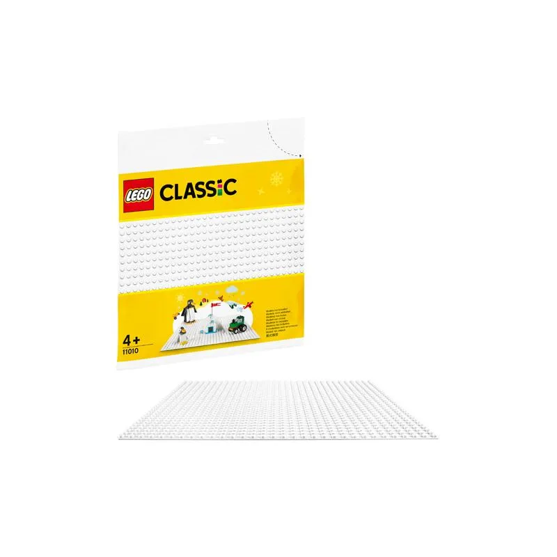 PŁYTKA KONSTRUKCYJNA BIAŁA ELEMENT DO BUDOWY KLOCKÓW LEGO 11010