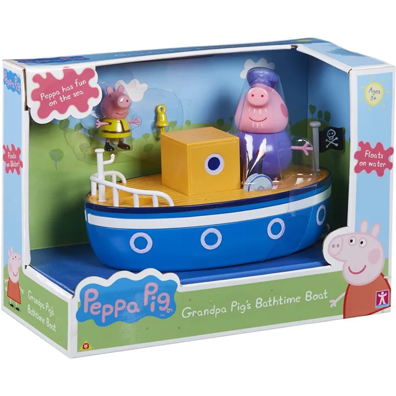 ŚWINKA PEPPA ŁÓDKA DZIADKA Z FIGURKAMI 3+ ŚWINKA PEPPA ŁÓDKA DZIADKA Z FIGURKAMI 3+