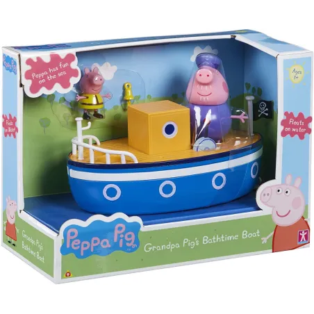 ŚWINKA PEPPA ŁÓDKA DZIADKA Z FIGURKAMI 3+