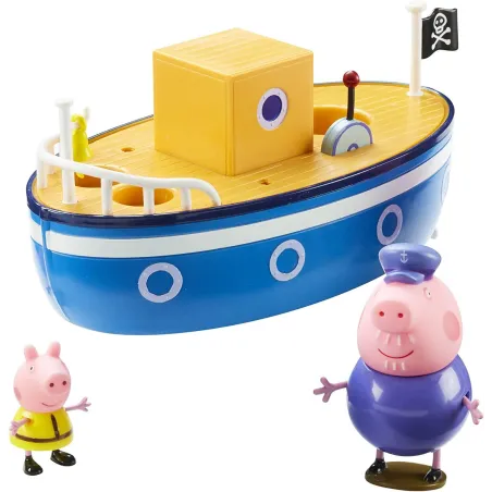 Świnka Peppa Łódka Dziadka Z Figurkami 3+