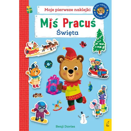 ŚWIĘTA. MIŚ PRACUŚ. KSIĄŻKA Z NAKLEJKAMI
