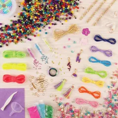 DUŻY ZESTAW DO TWORZENIA BIŻUTERII MEGA JEWELRY STUDIO MAKE IT REAL 8+