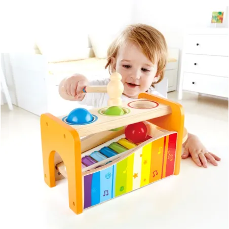 Ksylofon Hape Pound And Tap Bench Z Piłeczkami Dla Dzieci 12M+