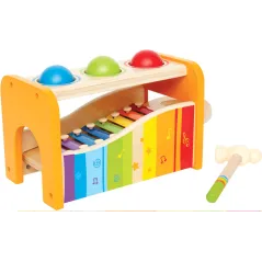 KSYLOFON HAPE POUND AND TAP BENCH Z PIŁECZKAMI DLA DZIECI 12M+