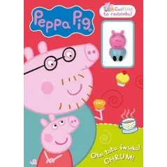 ŚWINKA PEPPA. OTO TATA ŚWINKA! CHRUM, TO RODZINKA. KSIĄŻECZKA Z FIGURKĄ