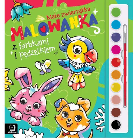 Małe Zwierzątka. Malowanka Z Farbkami I Pędzelkiem Ii Gatunek Małe Zwierzątka. Malowanka Z Farbkami I Pędzelkiem Ii Gatunek