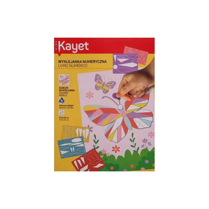 WYKLEJANKA NUMERYCZNA MOTYL KAYET