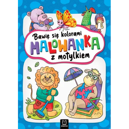 Malowanka Z Motylkiem. Bawię Się Kolorami Malowanka Z Motylkiem. Bawię Się Kolorami