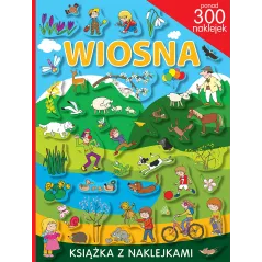 WIOSNA. KSIĄŻKA Z NAKLEJEKAMI