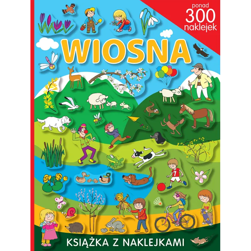 WIOSNA. KSIĄŻKA Z NAKLEJEKAMI