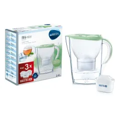 DZBANEK FILTRUJĄCY BRITA MARELLA 2.4L PASTELOWA ZIELEŃ + 3 WKŁADY - Brita