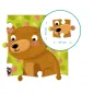 Misiek Puzzle Z Kolorowanką 16 Elementów 3+