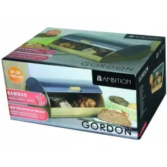 Chlebak Bambusowy Gordon 39 X 28 X 18.5 Cm Ambition