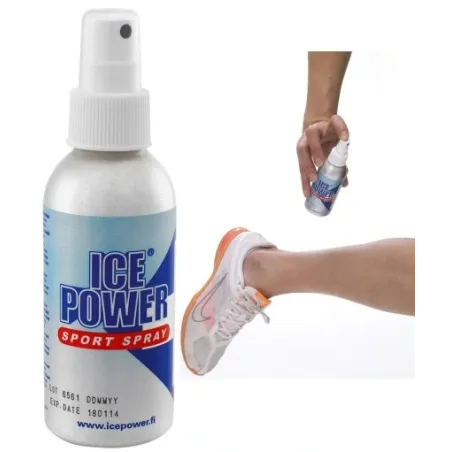 ŻEL CHŁODZĄCY ICE POWER SPORT SPRAY 125ML NA URAZY I BÓLE