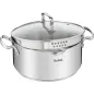 Garnek Tefal Duetto+ 20Cm 2,7L Z Pokrywką – Stal Nierdzewna, Do Wszystkich Kuchenek Garnek Tefal Duetto+ 20Cm 2,7L Z Pokrywką – Stal Nierdzewna, Do Wszystkich Kuchenek