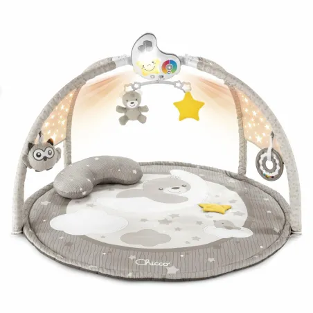 CHICCO MATA DLA NIEMOWLAKA 3W1 ENJOY COLORS NEUTRAL – Z PROJEKTOREM, MUZYKĄ I PODUSZKĄ 0+