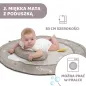 Chicco Mata Dla Niemowlaka 3W1 Enjoy Colors Neutral – Z Projektorem, Muzyką I Poduszką 0+ Chicco Mata Dla Niemowlaka 3W1 Enjoy Colors Neutral – Z Projektorem, Muzyką I Poduszką 0+