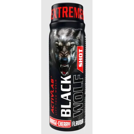 Activlab Black Wolf Shot 80 Ml – Przedtreningowy Energetyczny Shot 200 Mg Kofeiny, Beta-Alanina, Eaa
