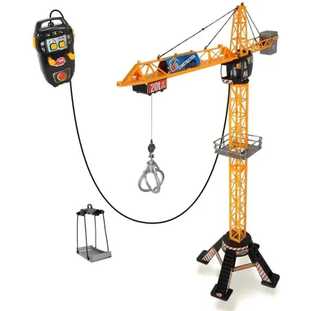 Mega Dźwig Żuraw Z Dźwiękiem 120 Cm Sterowany + Wywrotka Dickie Toys 3+