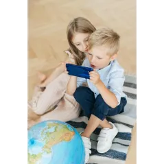 Interaktywny Globus 21 Cm Z Mapą Fizyczną I Aplikacją