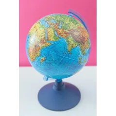 INTERAKTYWNY GLOBUS 21 CM Z MAPĄ FIZYCZNĄ I APLIKACJĄ - Alaysky