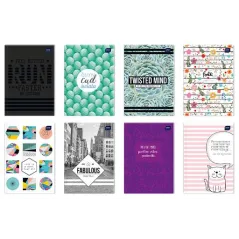 ZESZYT W KRATKĘ 96 KARTEK Z MARGINESEM A5 - Interdruk