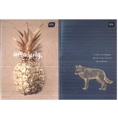 ZESZYT W KRATKĘ 96 KARTEK Z MARGINESEM A5