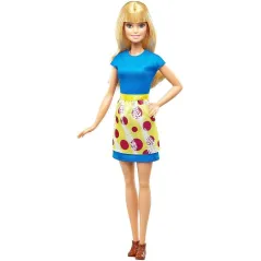 LALKA BARBIE Z KUCHNIĄ I AKCESORIAMI MATTEL 3+