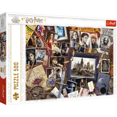 PAMIĄTKI Z HOGWARTU HARRY POTTER PUZZLE 500 ELEMENTÓW 9+ - Trefl
