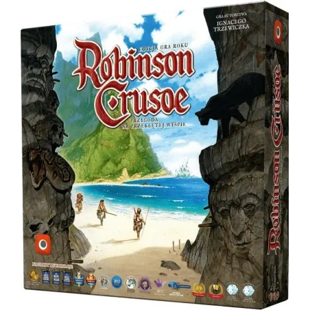 Robinson Crusoe Przygoda Na Przeklętej Wyspie Gra Planszowa 8+