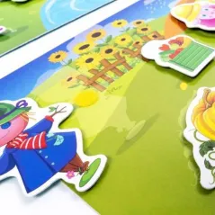 PORY ROKU EDUKACYJNA GRA Z RZEPAMI 2+