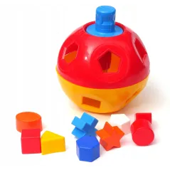 ZABAWKA EDUKACYJNA MĄDRA KULA SORTER KSZTAŁTÓW 11 ELEMENTÓW NINA 18M+