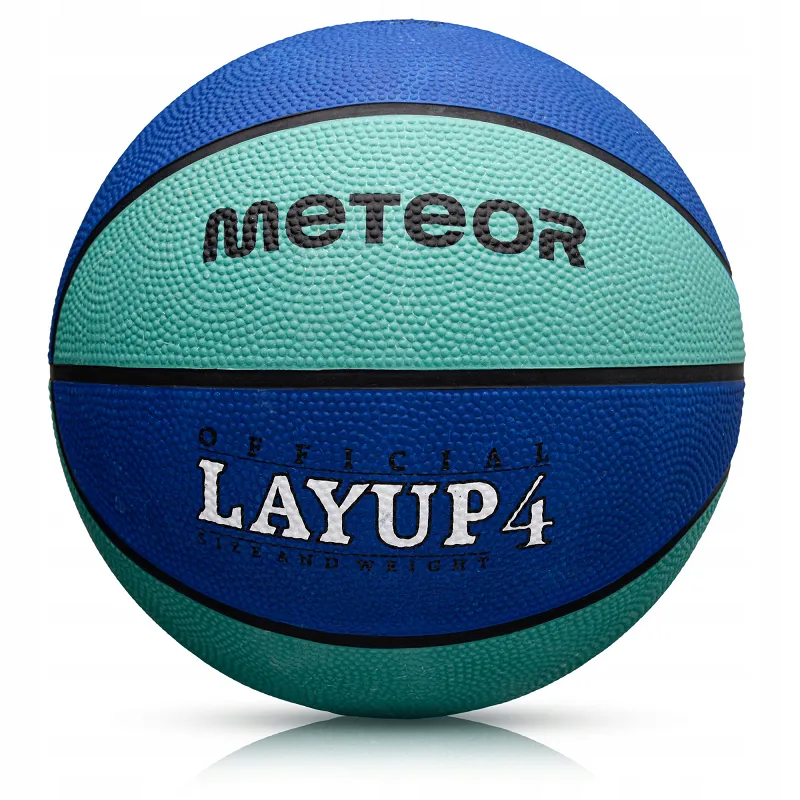 PIŁKA KOSZYKOWA METEOR LAYUP 4 NIEBIESKA