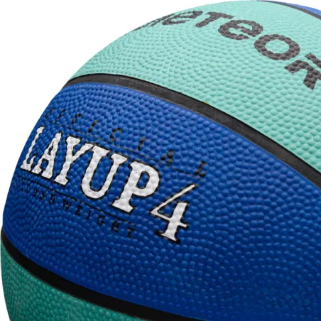 Piłka Koszykowa Meteor Layup 4 Niebieska