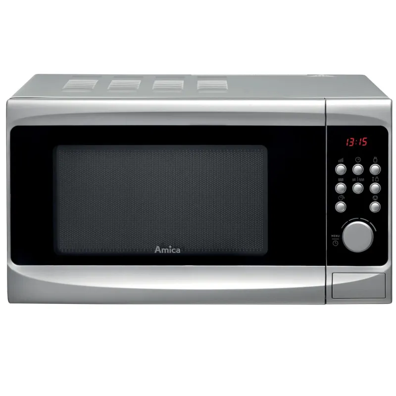 KUCHENKA MIKROFALOWA 20L AMICA AMG20E70GSV – ELEKTRONICZNE STEROWANIE I FUNKCJA COMBIGRILL