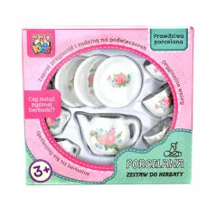 ZESTAW DO HERBATY PORCELANOWY NACZYNKA DLA DZIECI PRO KIDS 3+